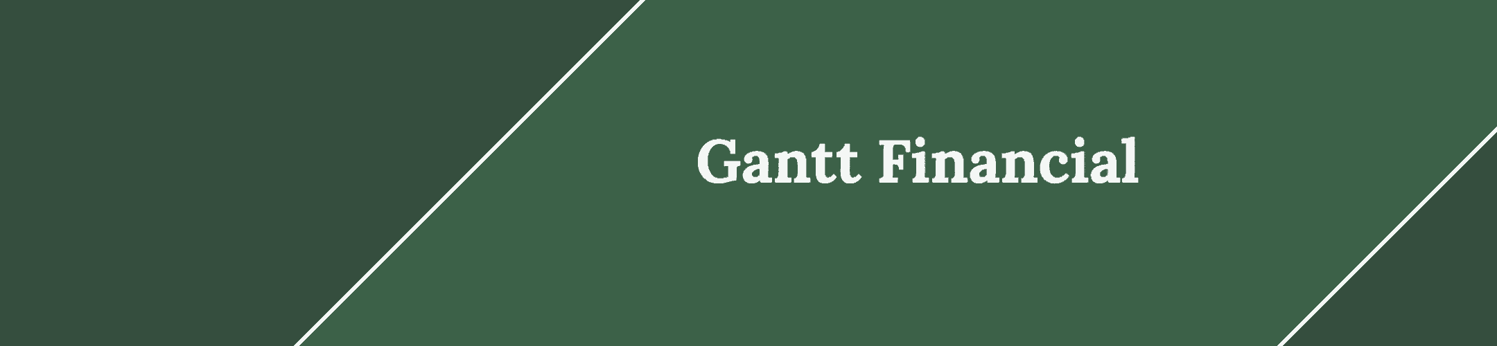 A sleek and professional green and white business banner for 