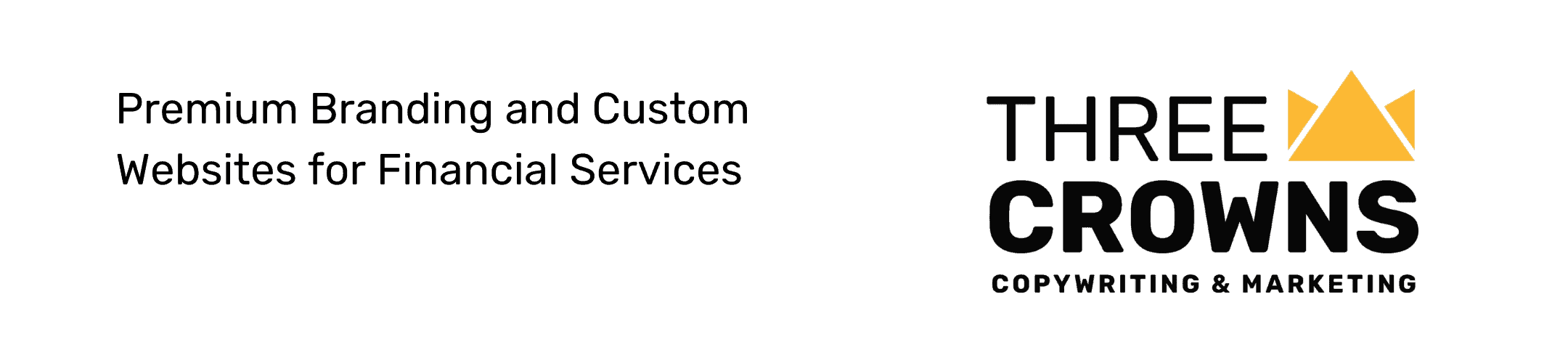 This image displays a promotional banner that highlights a company's niche services: 