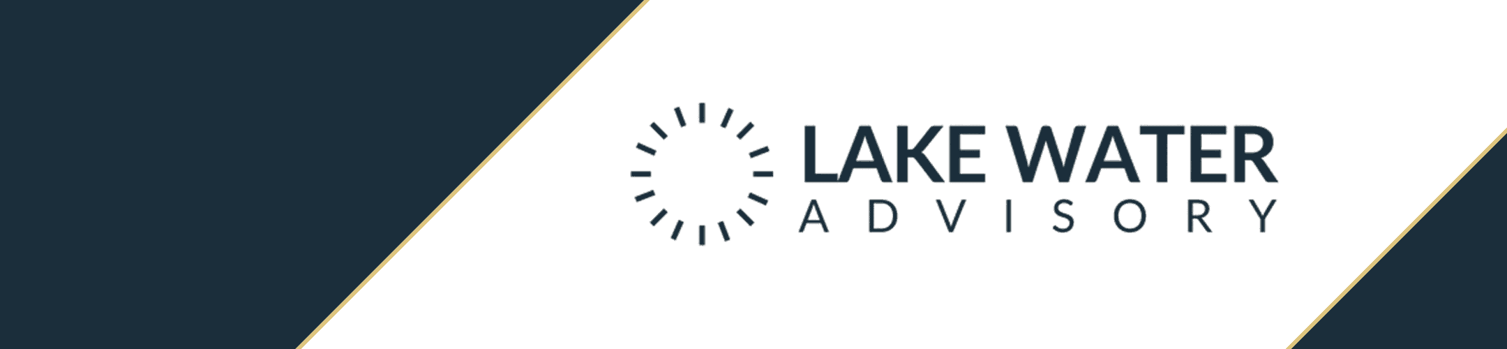 A banner with a logo for 