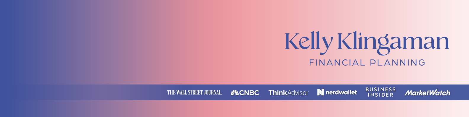 Gradient background with the text 