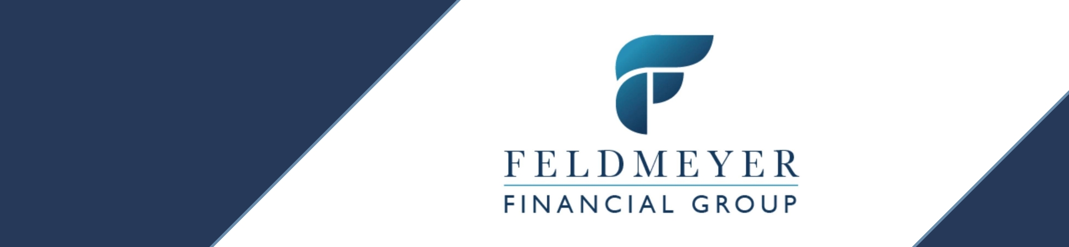 Feldmeyer Financial Group logo featuring a stylized blue 